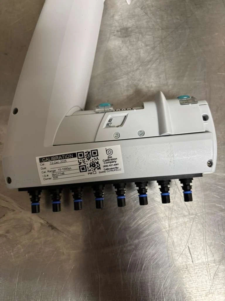 ThermoFisher E1-ClipTip Equalizer 8-Channel Pipette 15–1250 µL BT