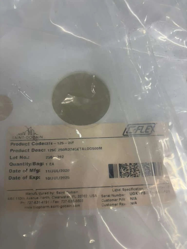 SAINT-GOBAIN C-Flex 374 TPE Pump Tubing 500' 374-125-2M EXPIRED 07/10/2025