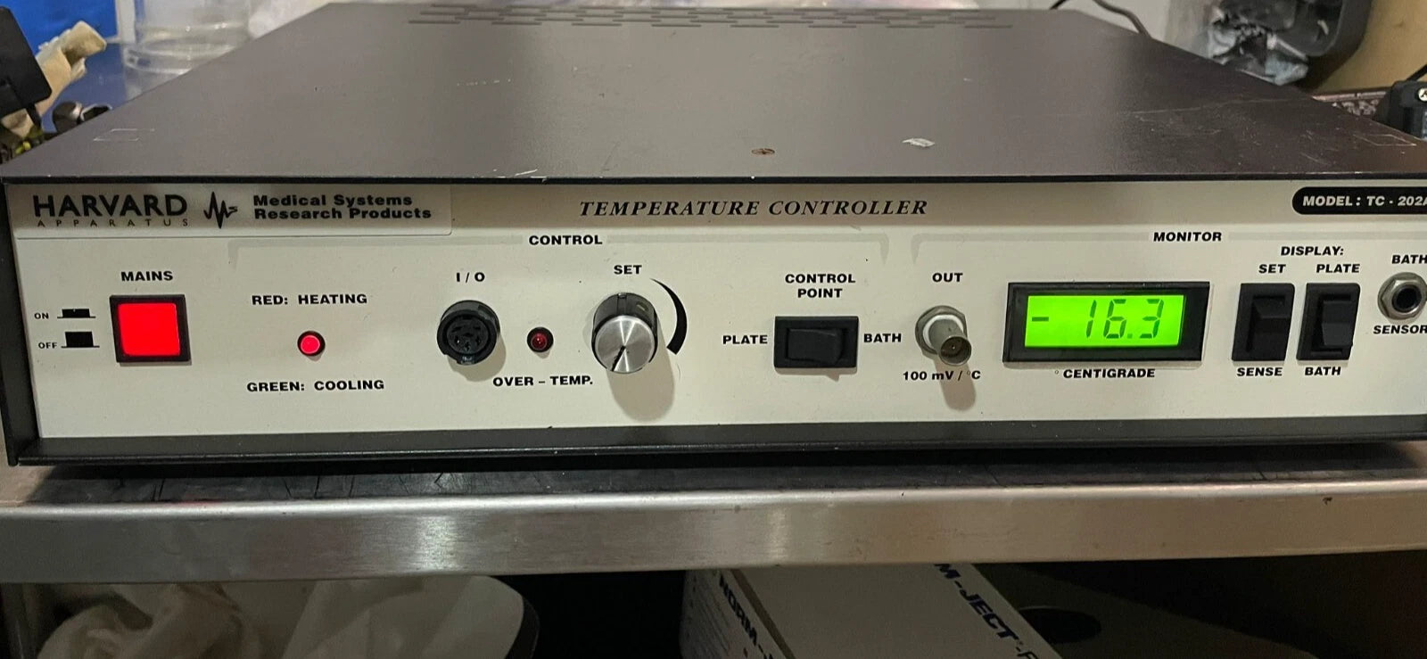 Harvard Apparatus TC-202A Bipolar Monopolar Temperature Controller