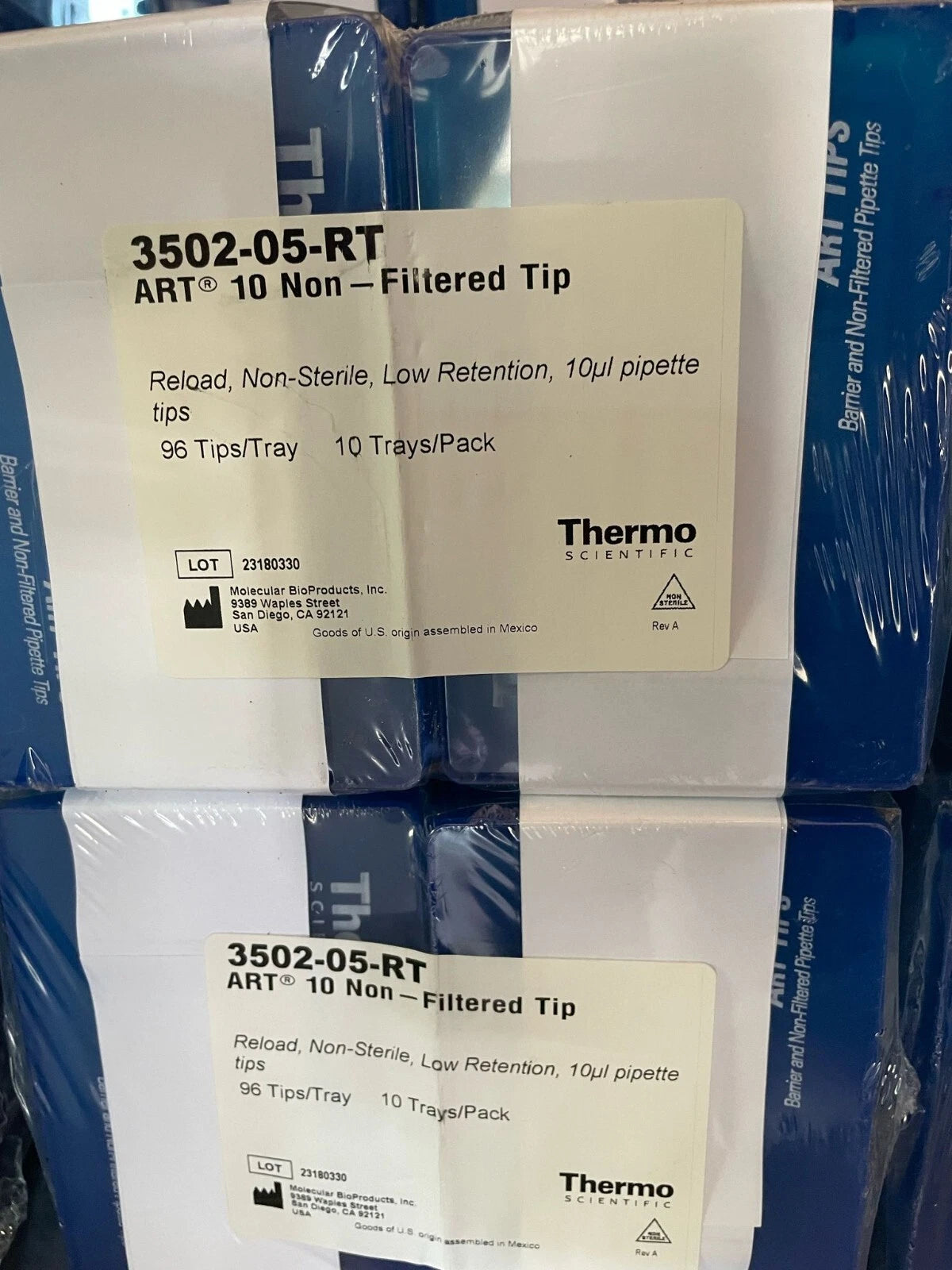Thermo Scientific 3502-05-RT ART Reload System 10 μL Universal Fit Lot of 4