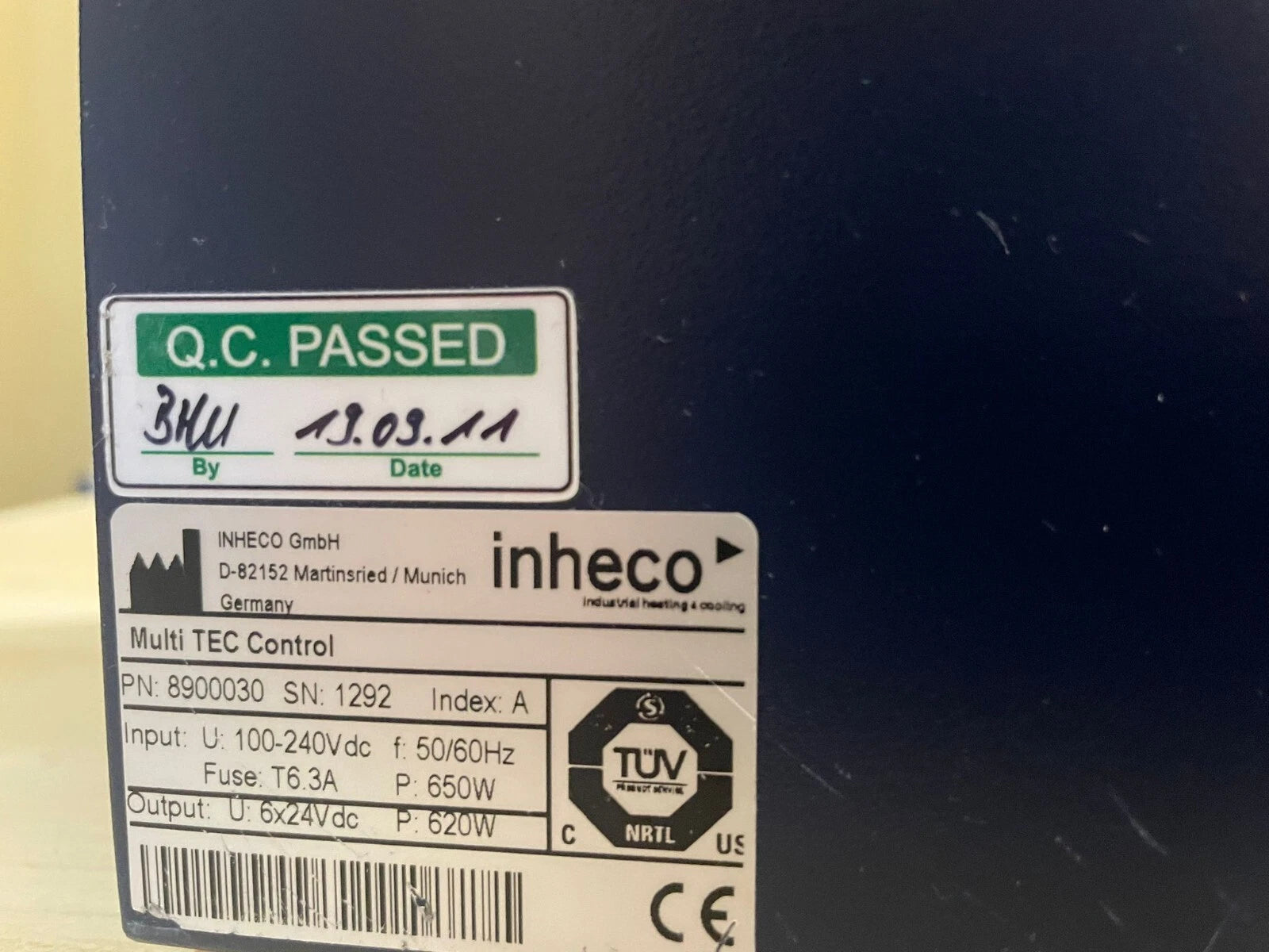Inheco Multi TEC Control Temperature & Speed Controller for 2 Lab Shakers