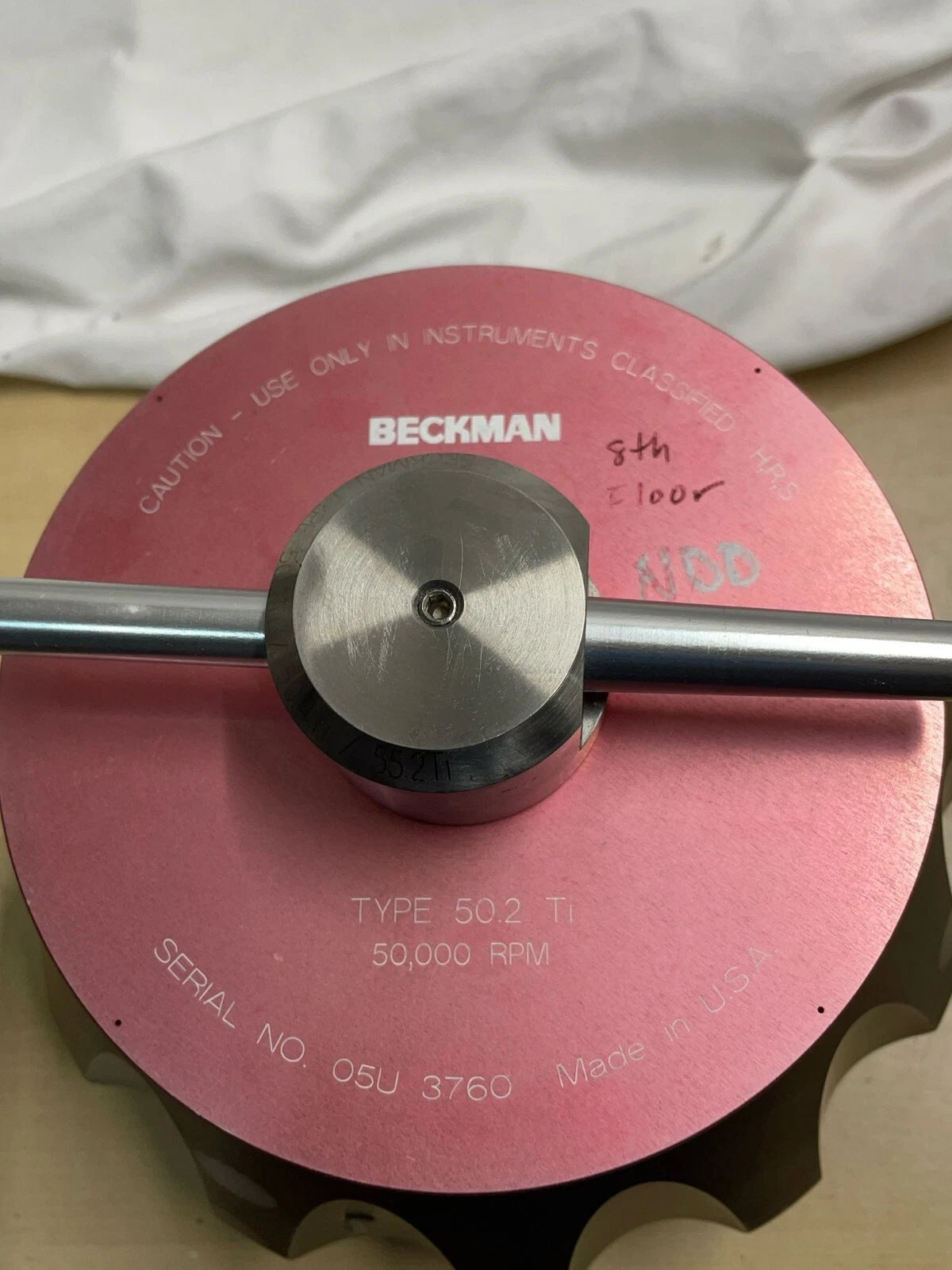 Beckman Coulter Type 50.2 Ti Centrifuge Rotor 50,000 RPM