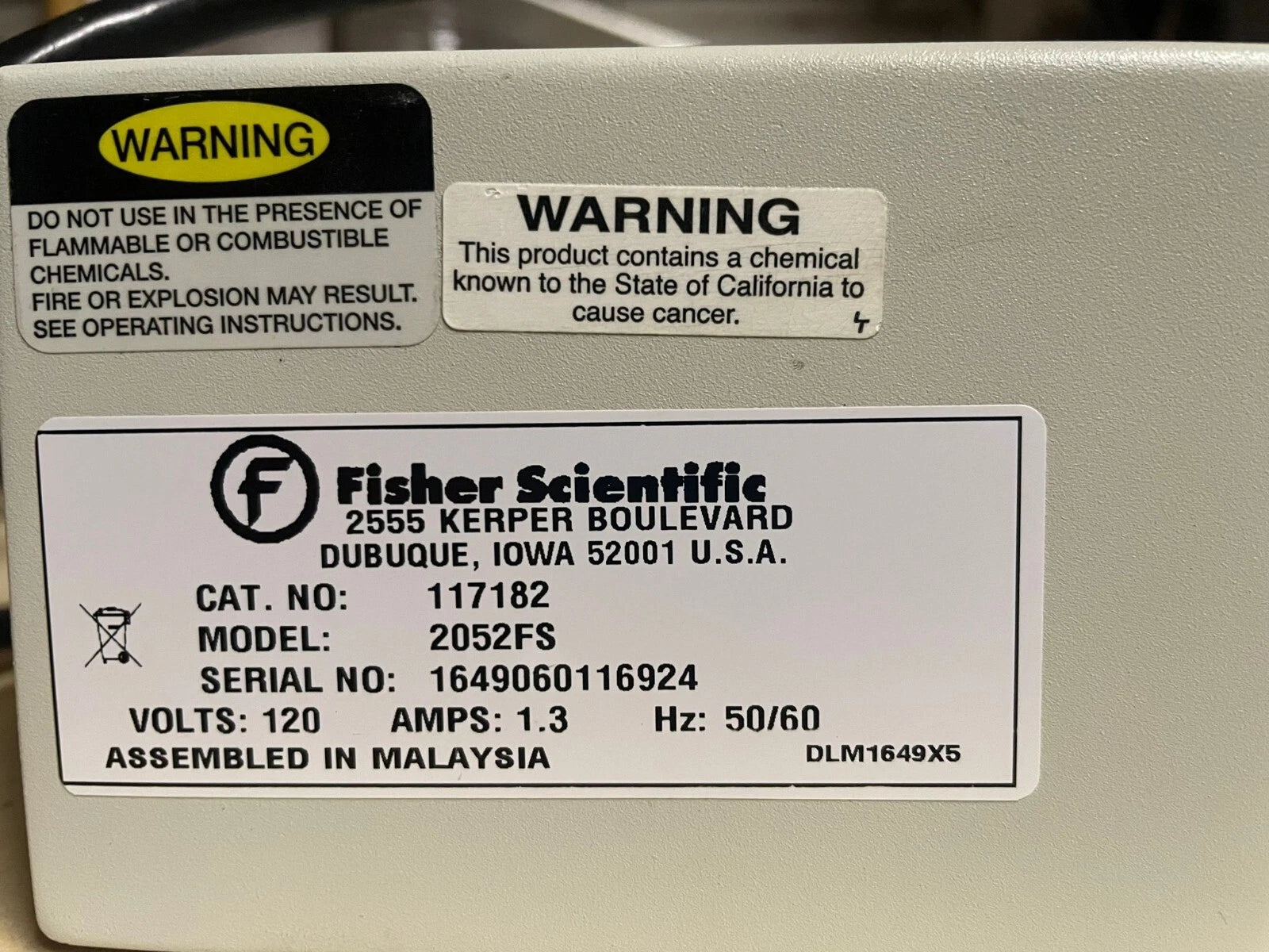 Fisher Scientific Isotemp 2052FS Block Heater