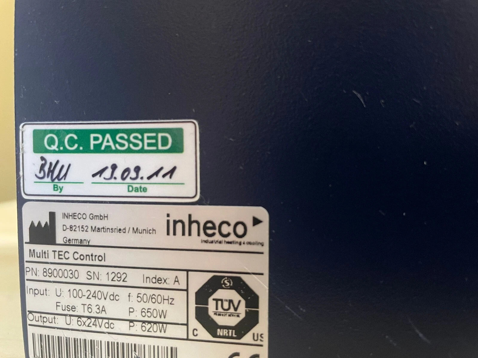 Inheco Multi TEC Control Temperature & Speed Controller for 2 Lab Shakers