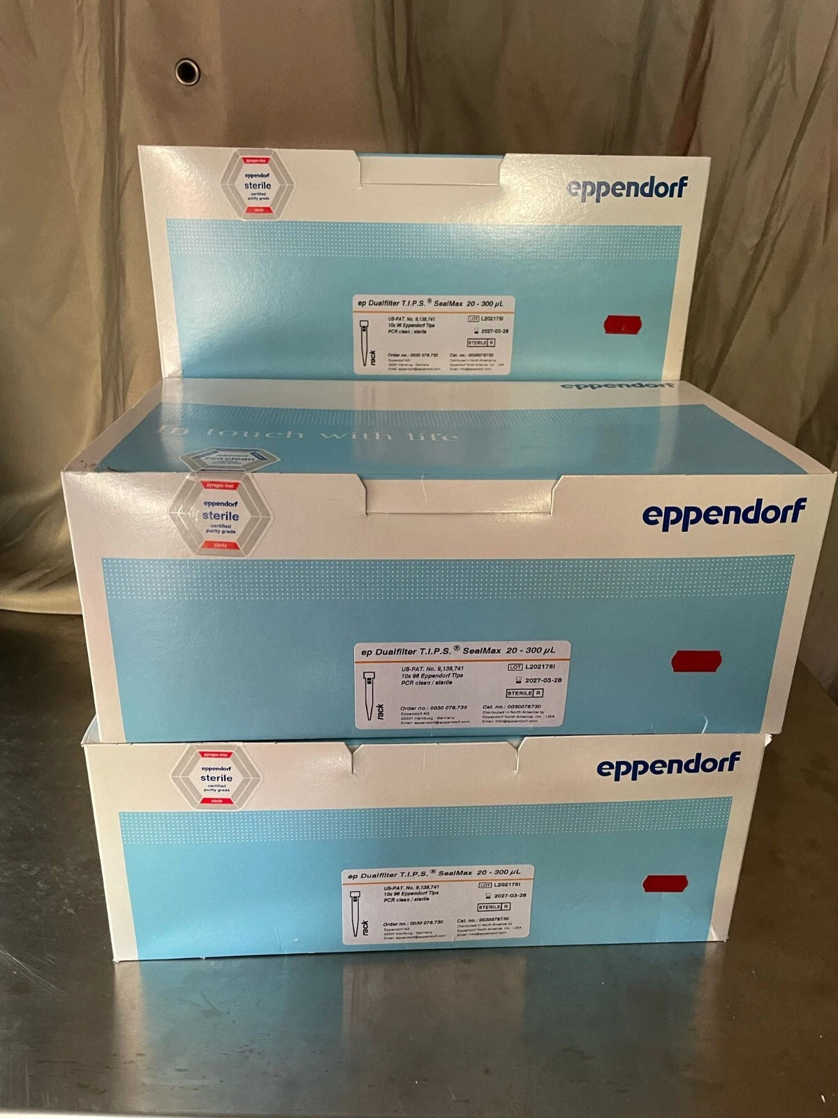 Eppendorf ep Dualifilter T.I.P.S SealMax 20-300 µL - lot of 5 Boxes