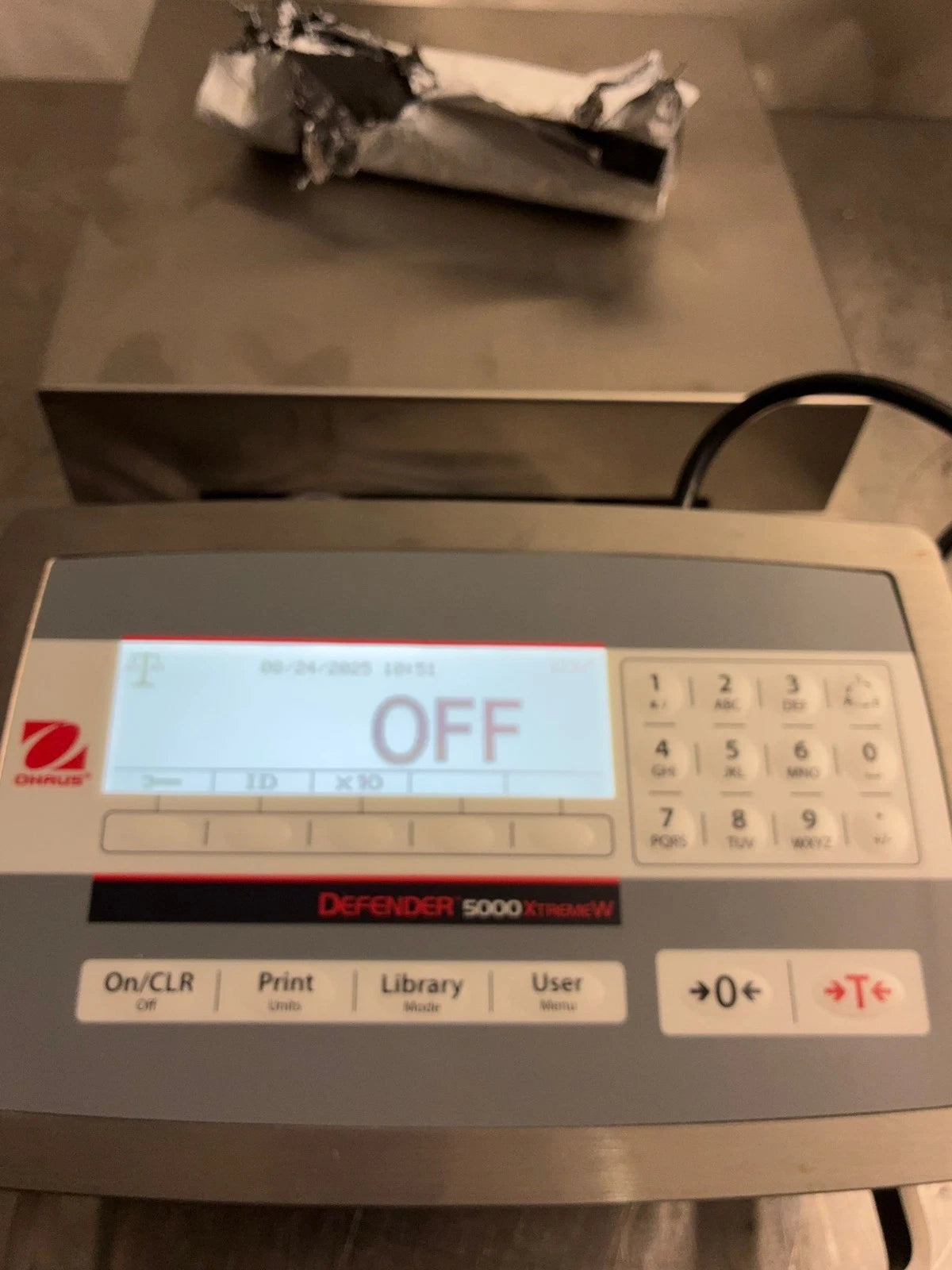 Ohaus TD52XW Defender 5000 Stainless Steel Digital Indicator 30 Days Warranty