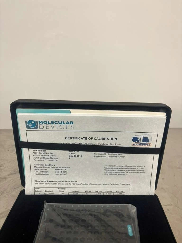 Molecular Devices SpectraTest ABS1 0200-6117