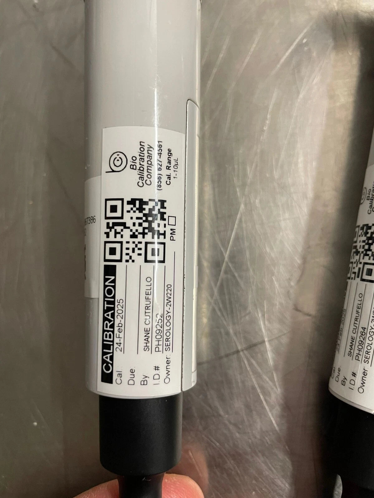 lot of 3 Thermo Scientific™ F1-ClipTip™ 2- 20 uL Single Channel Pipette