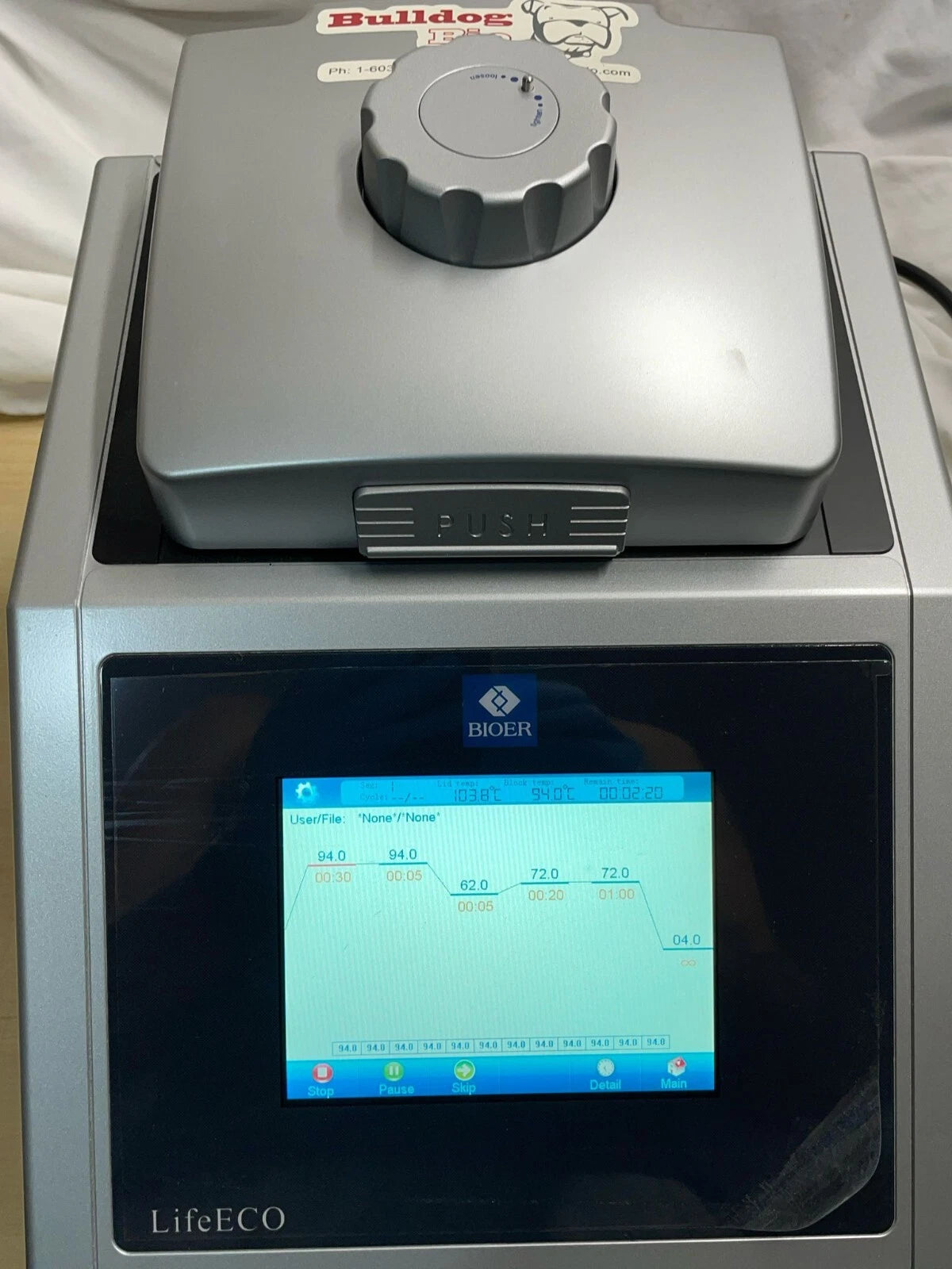 Bioer Technology BTC42096 – LifeECO 96-well Gradient Thermal Cycler w/ Warranty