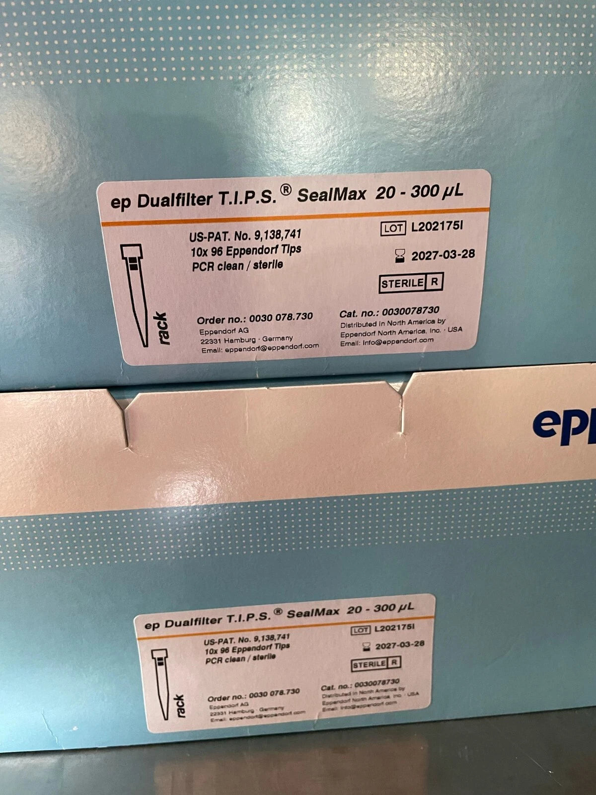 Eppendorf ep Dualifilter T.I.P.S SealMax 20-300 µL - lot of 5 Boxes