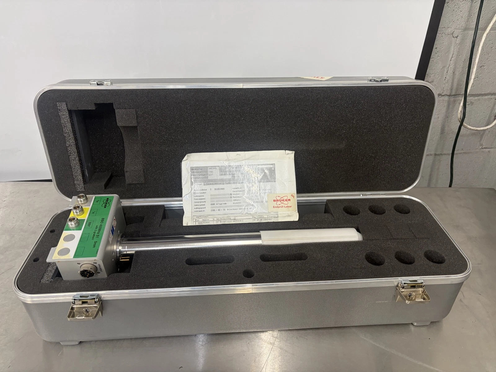 Bruker BBO 400MHz S1 5mm NMR Probe with Z-Gradient & Test Results