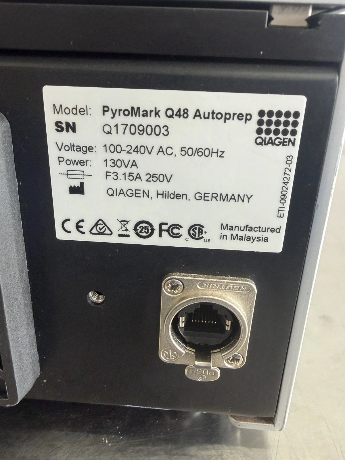 Qiagen PyroMark Q48 Autoprep Pyrosequencer