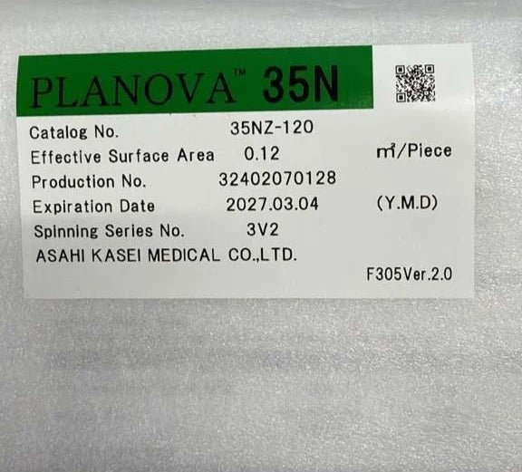 Asahi Kasei Planova 35N Virus Removal Filter 0.12 m2 35NZ-120 NewSealed