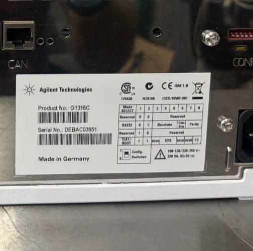 Agilent 1260 Infinity HPLC G1316C TCC 1290 Thermostatted Column Compartment