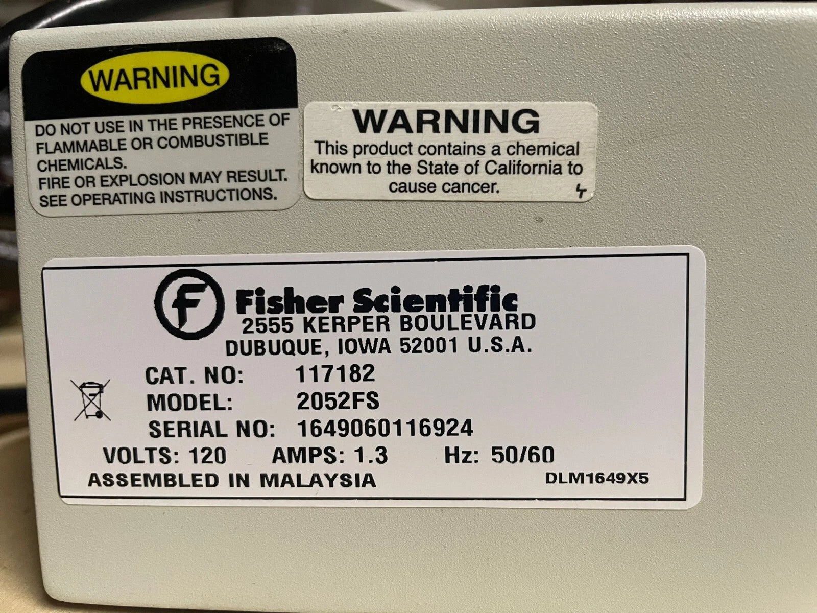 Fisher Scientific Isotemp 2052FS Block Heater