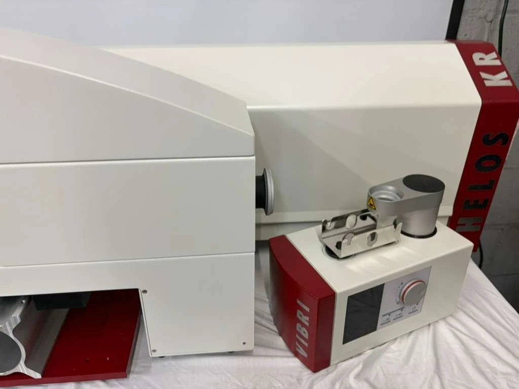 Sympatec HELOS Laser Diffraction System | RODOS, VIBRI, & PAQXOS Software