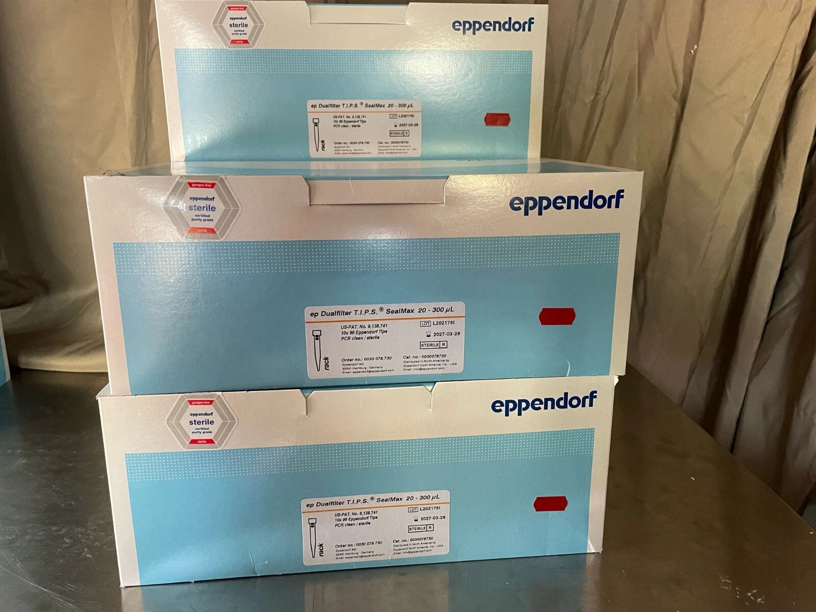 Eppendorf ep Dualifilter T.I.P.S SealMax 20-300 µL - lot of 5 Boxes
