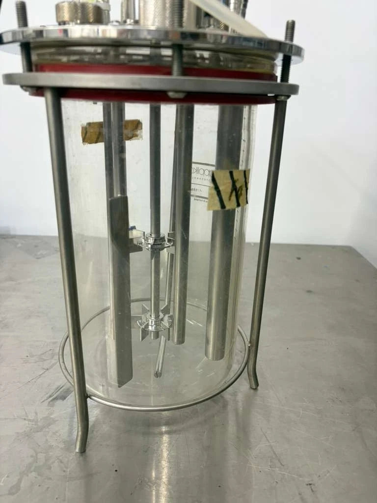 Applikon Biotechnology 3L Glass Bioreactor Vessel with Stainless Steel Headplate