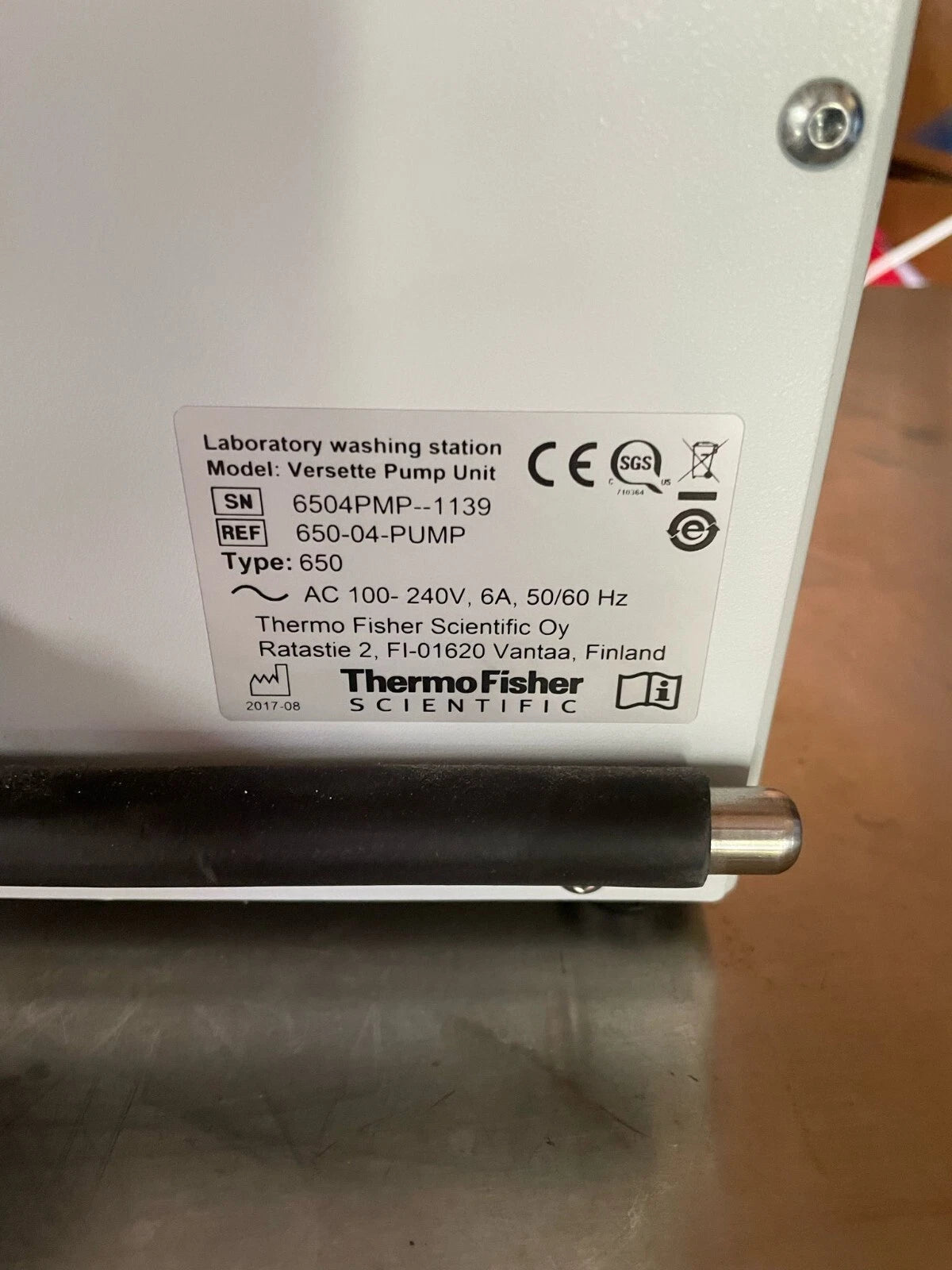 Thermo Fisher Scientific Versette Peristaltic Pump Module 650-04-PUMP