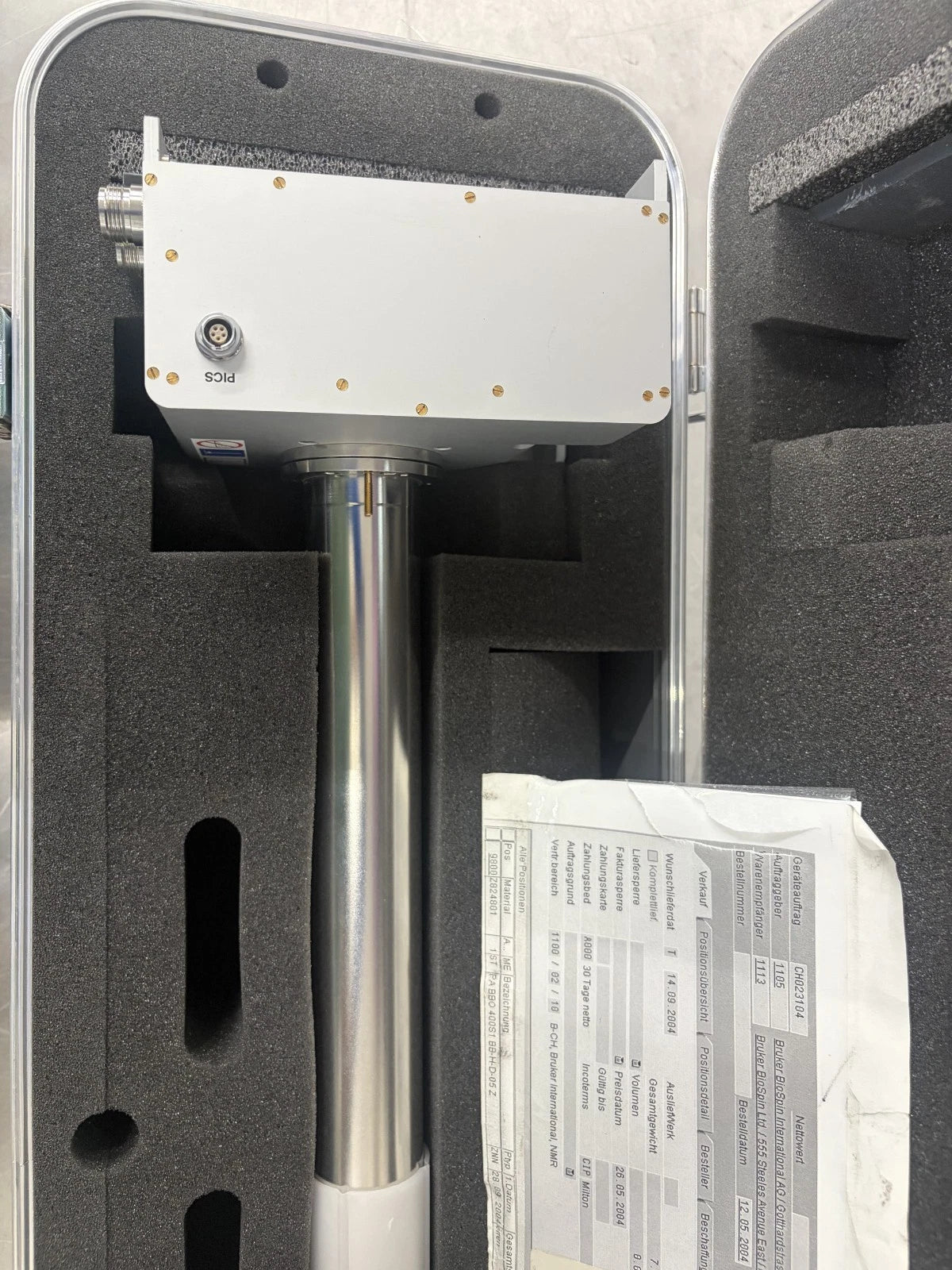 Bruker BBO 400MHz S1 5mm NMR Probe with Z-Gradient & Test Results
