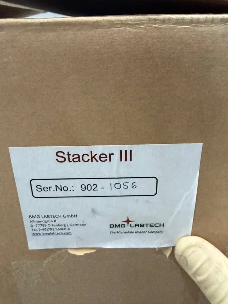 BMG Labtech Stacker III Microplate Handler - BRAND NEW / Open Box - Zero Hours