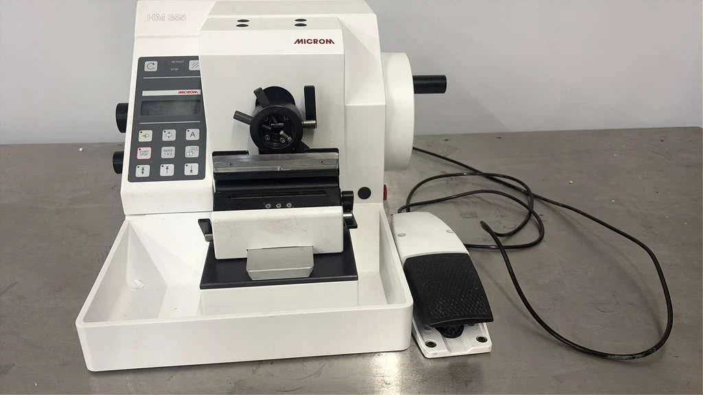 Microm HM 355 Fully Automatic Rotary Microtome - Tested see Video