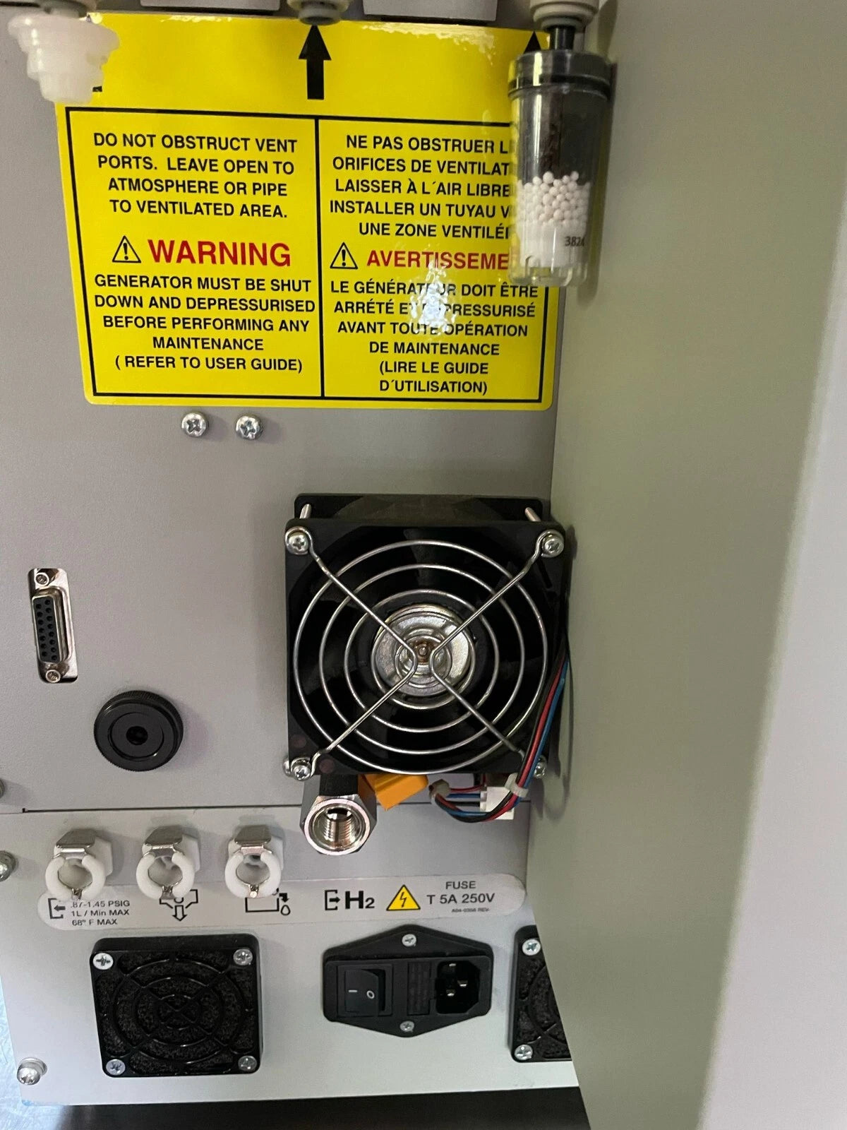 Parker Balston, H2PEMPD-650-100, Hydrogen Generator, 100-240 VAC, 50-60 HZ + War
