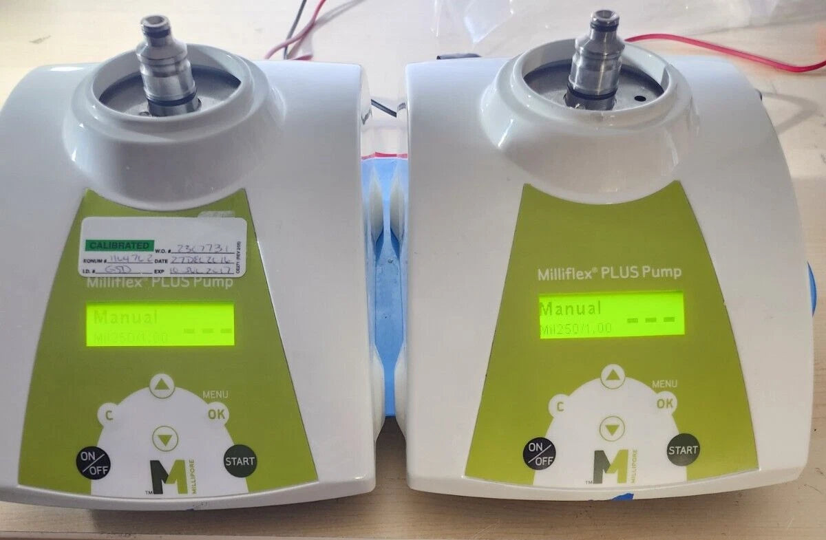Millipore Milliflex Plus MXPPLUS02 - Dual Vacuum Pumps NO HEAD NO POWER SUPPLY