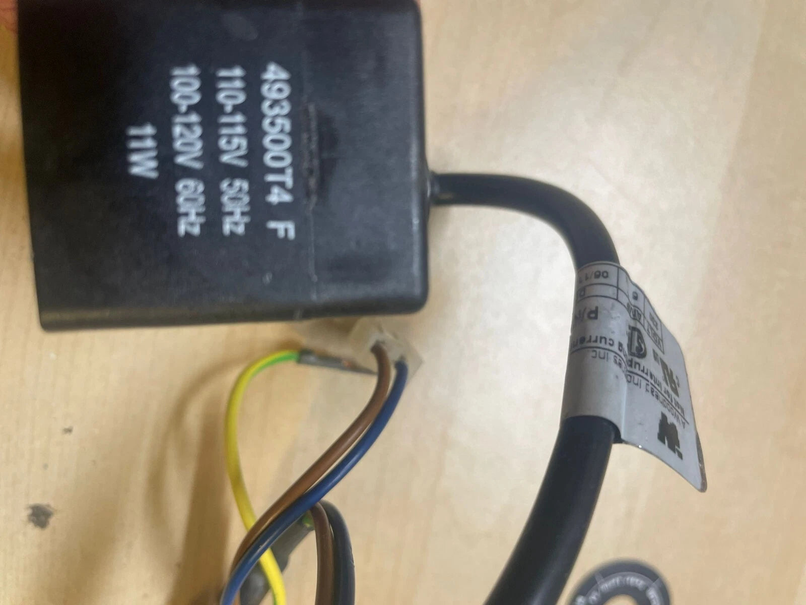 Parker 493500T4 F Lucifer Solenoid Valve: 11W, 110-115V @ 50Hz, 484718