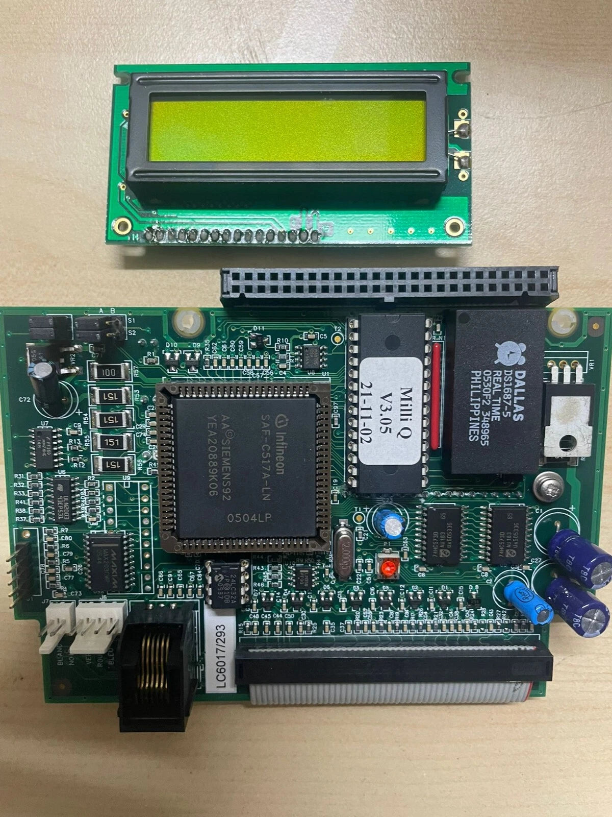 Millipore PF07520/A Display and Board from Milli-Q A10 Water Purifier