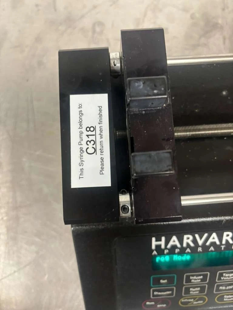 Harvard Apparatus PHD 2000 HVP Programmable Syringe Pump -200CC Syringe