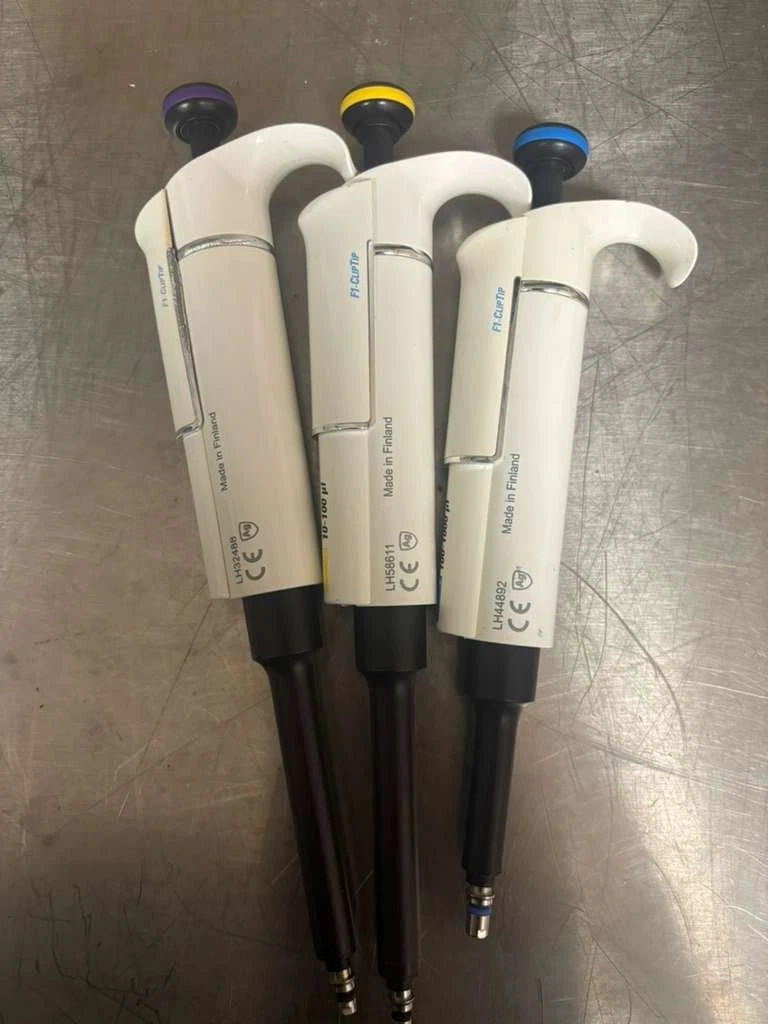 Thermo Scientific F1-ClipTip Single Channel Pipette 5-50 10-100 100-1000uL Set 3