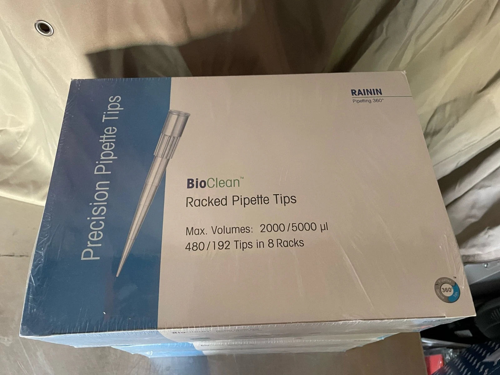 RAININ LTS 5mL Racked Pipette Tips RT-L5000S 17002936 lot of 4 boxes