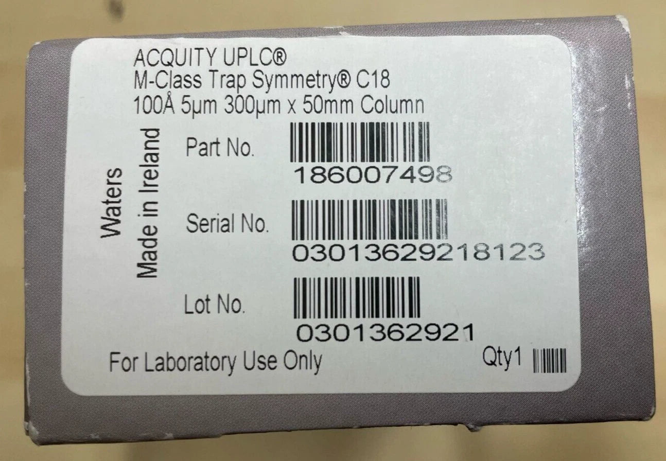 Waters 186007498 ACQUITY UPLC M-Class Symmetry C18 Trap Column, 100Å, 5 µm, 300