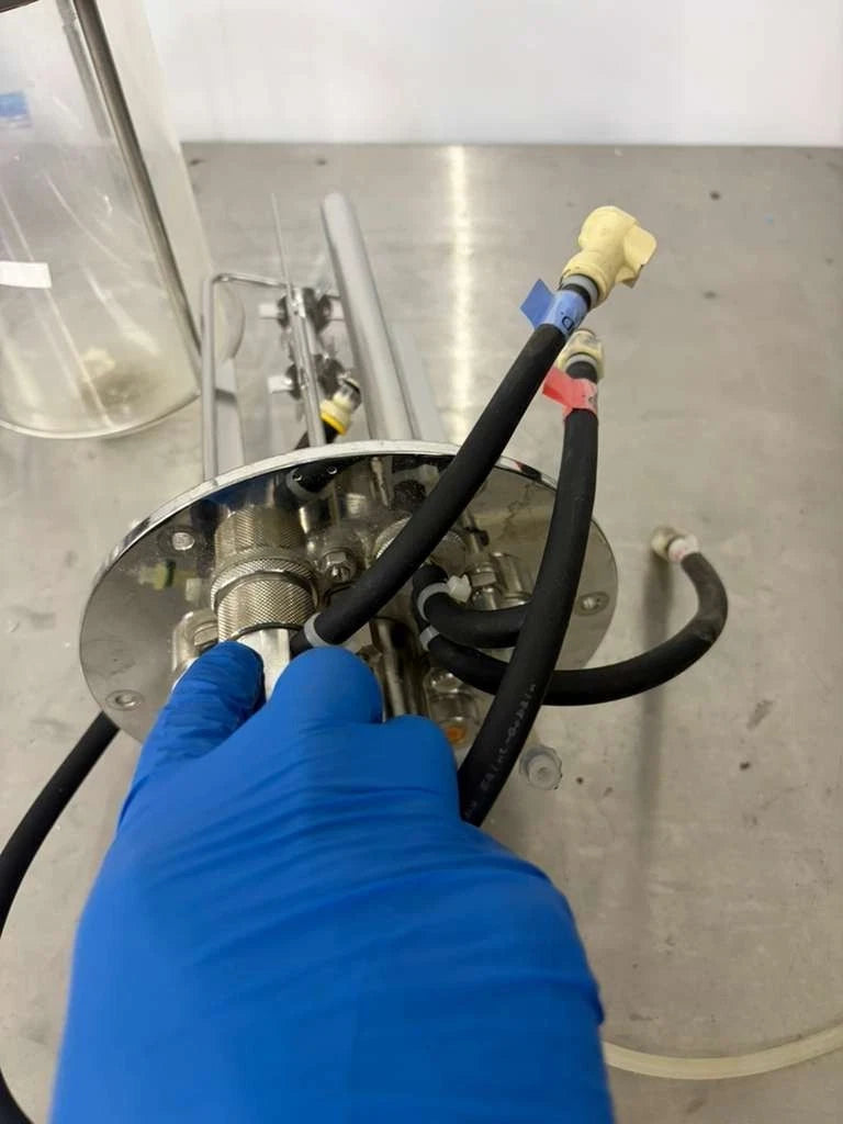 Applikon Biotechnology 3L Glass Bioreactor Vessel with Stainless Steel Headplate