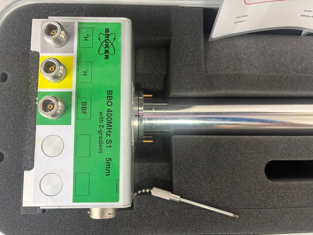 Bruker BBO 400MHz S1 5mm NMR Probe with Z-Gradient & Test Results