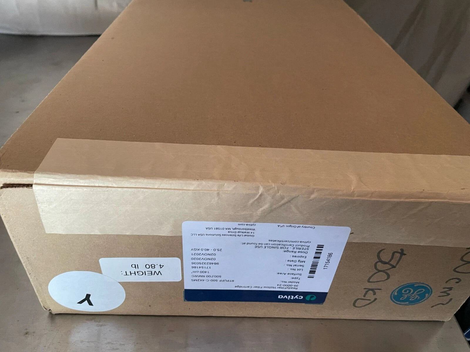 Cytiva ReadyFilter Hollow RTPUFP-750-C-4X2MS Cartridge 750,000 NMWC, 1400cm2,