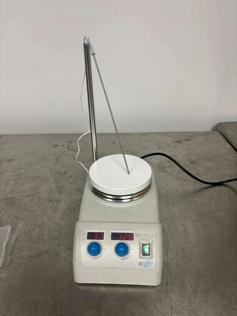 CHEMGLASS AREX 3 DIGITAL PRO HEATING MAGNETIC STIRRER CG1994V With Probe Temp.