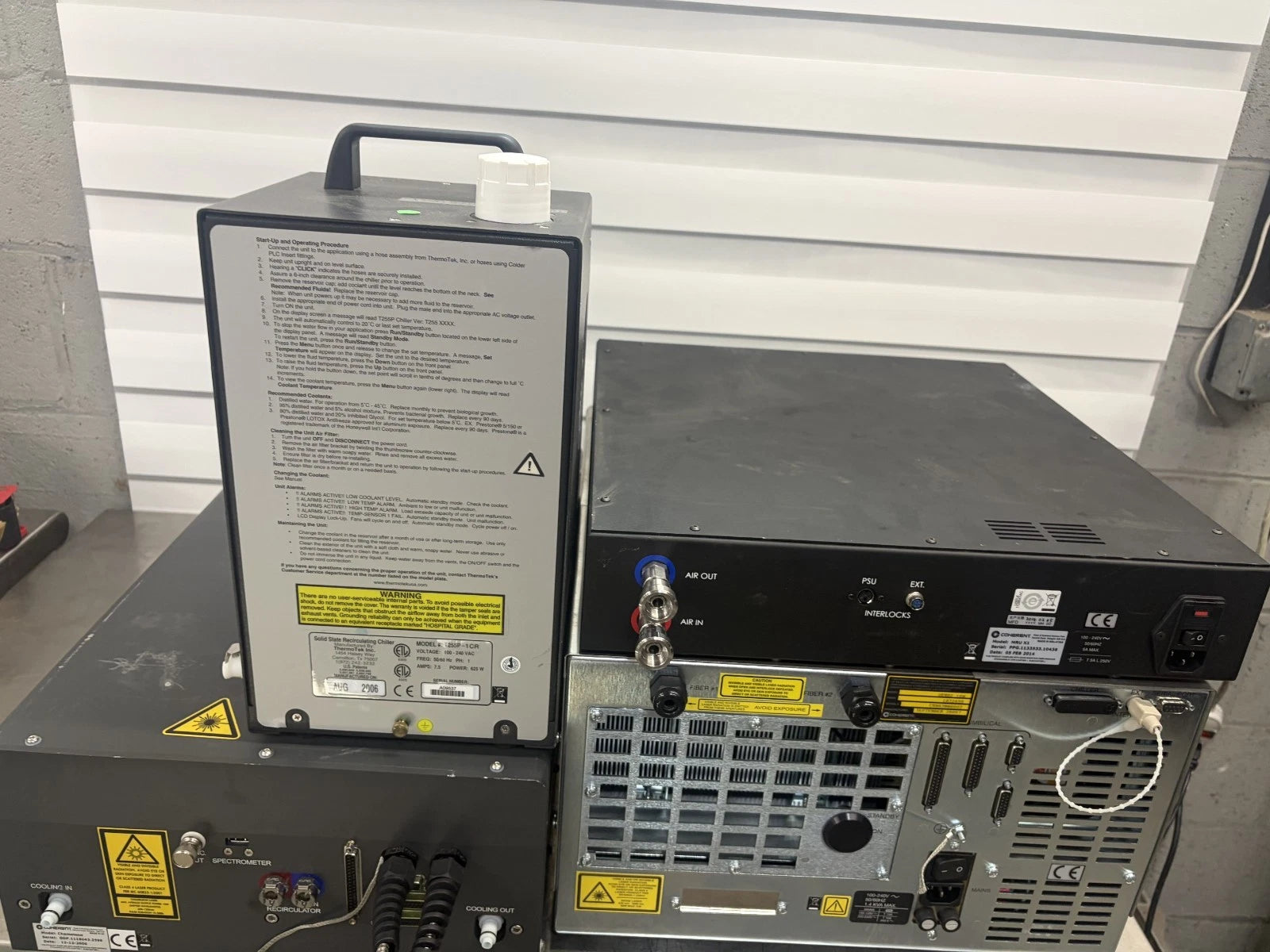 Coherent Chameleon Ultra / Vision System w/ Verdi V18 Power Supply -PARTS/REPAIR