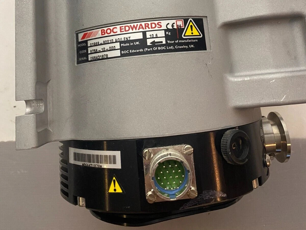 BOC Edwards Turbomolecular Vacuum Pump Agilent G1969-80010 BOKEN