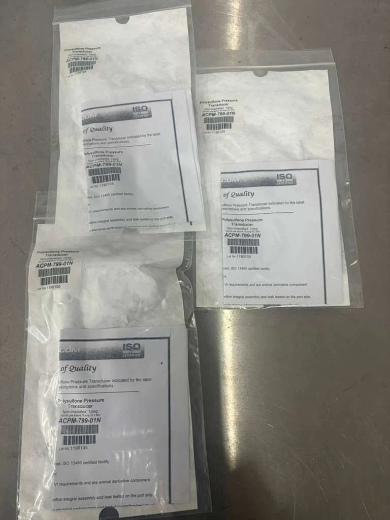 lot of 3 Spectrum Lab Polysulfone Pressure Transducer ACPM-799-01N