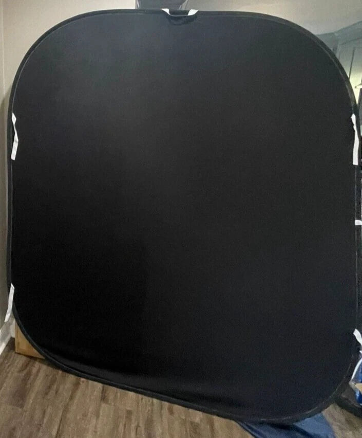 Manfrotto Collapsible Reversible Background (Black/White, 6 x 7') LL LB5921