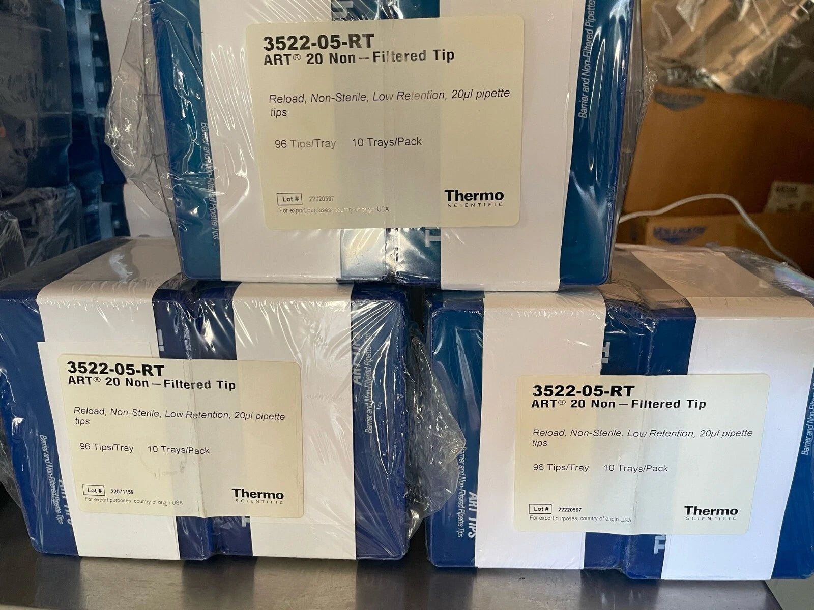 Thermo Scientific 3522-05-RT ART Reload System 20 μL Universal Fit Lot of 3