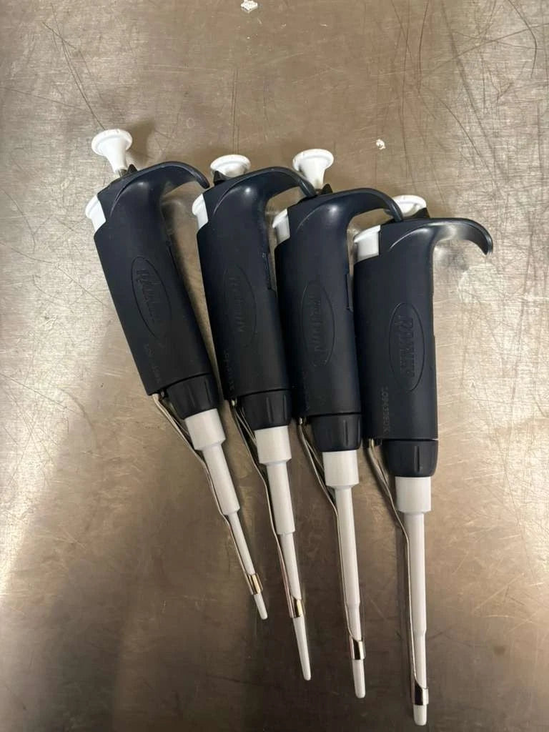 Set Of 4 Rainin PipetLite SL:2-20-100-200