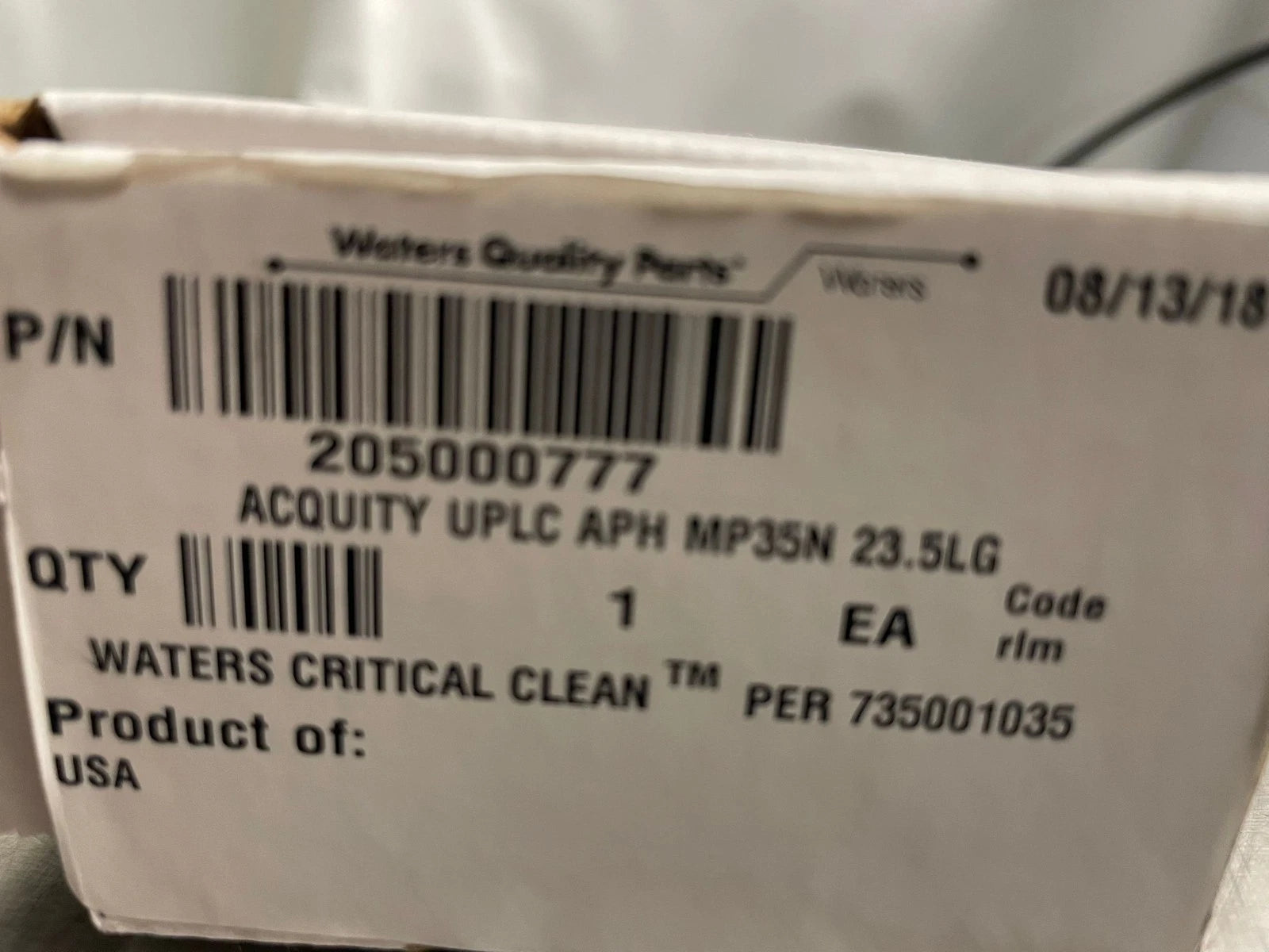 Waters Corp PN# 205000777 Active PreHeater (APH), Serpentine, MP35N, 23.5 in