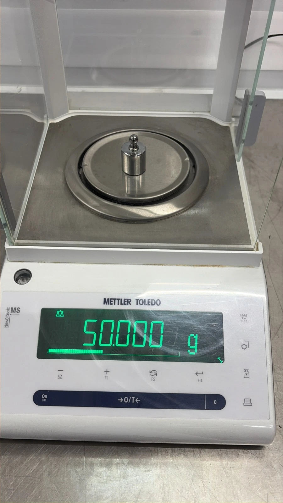 Mettler Toledo MS104S Analytical Balance Scale 120 g x 0.0001 g