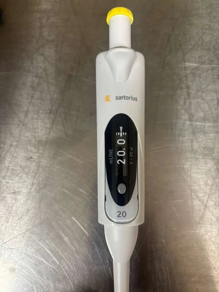 Sartorius mLine Single Channel Pipettes: 20-100-200-5000 set of 4