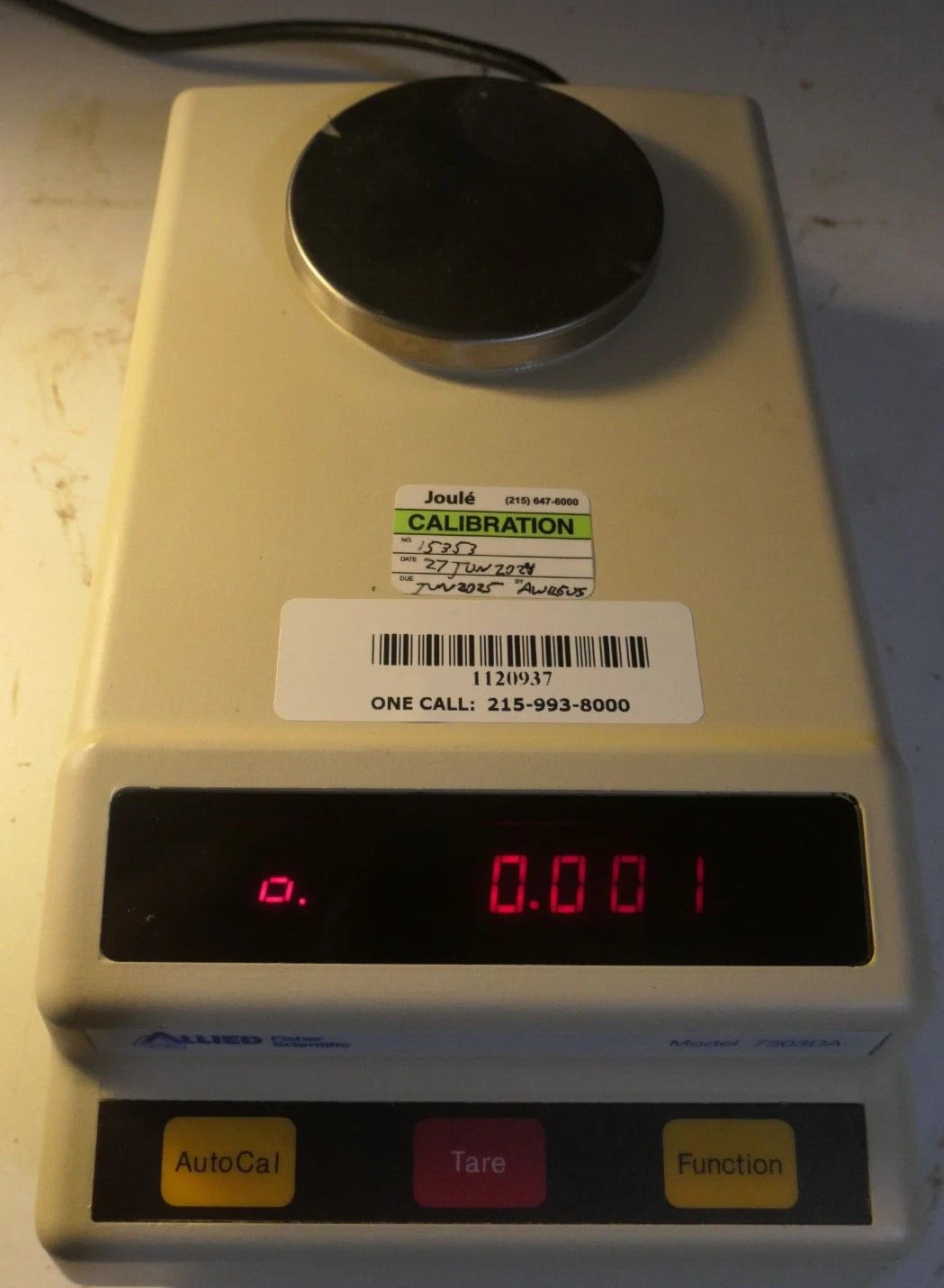 Allied Fisher Scientific 7303DA Electronic Digital Lab Scale