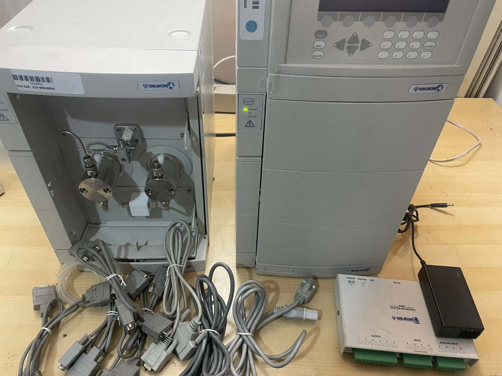Gilson 333 Prep-Scale HPLC Pump and Gilson 334 Prep-Scale HPLC Pump