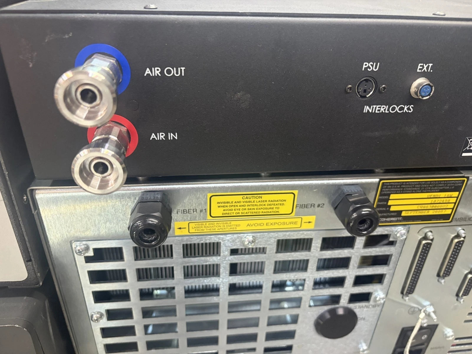 Coherent Chameleon Ultra / Vision System w/ Verdi V18 Power Supply -PARTS/REPAIR